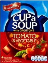 Batchelors Cupa Soup Tomato & Vegetable 9 x 4pk x 93g